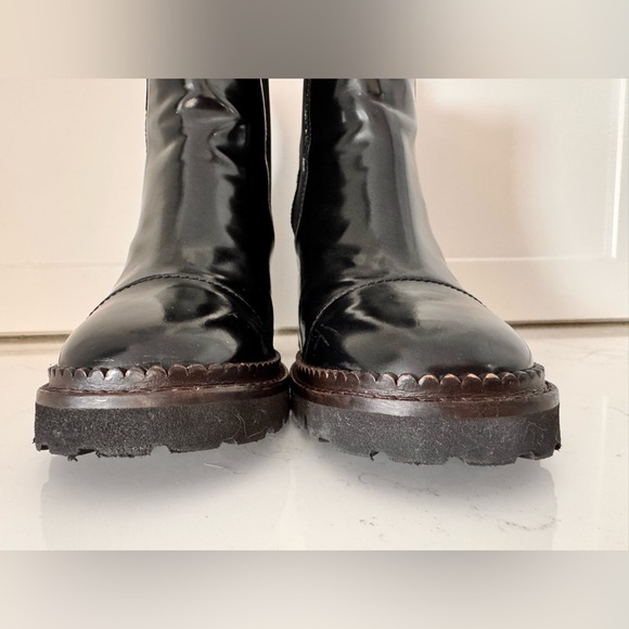 😻See by Chloé
Mallory Lug-Sole Leather Chelsea Boots size37.5 US 7 - Picture 6 of 14